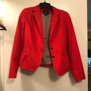 Orange blazer